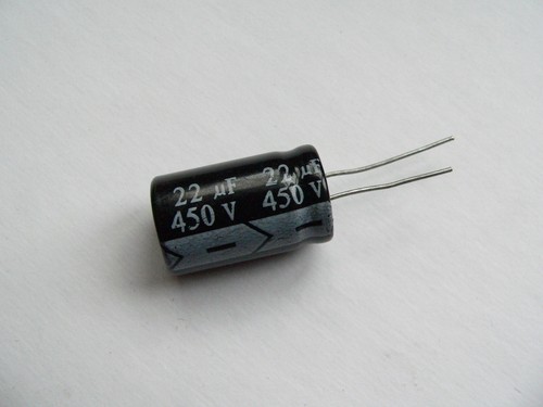22uf 450v radial electrolytic - 22uf,