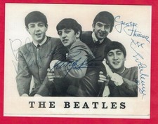 The Beatles Photograph of a Promotional Photograph. 5" x 4" Ref ab2.