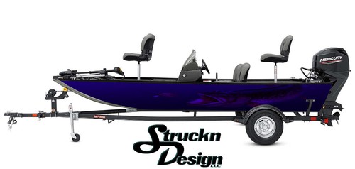 Northern pike bait boat wrap - northern,