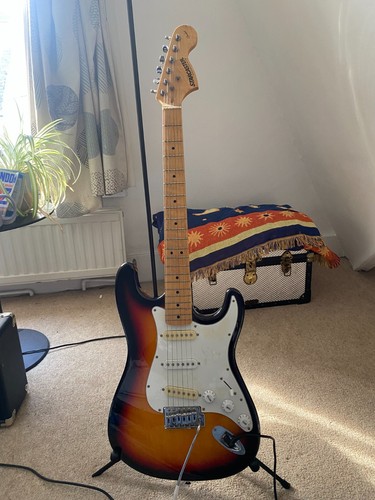 Fender starcaster brown - starcaster,