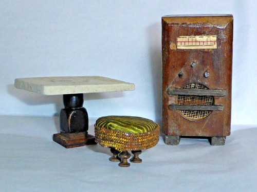 Charming vintage homemade doll - vintage,