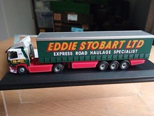 Oxford Diecast Leyland DAF FT85CF Curtainside Eddie Stobart Scale 1:76. 76DAF003