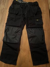 Snickers 3223 Floor Layer W 44 - L 35 - Black work Trousers Holster pockets