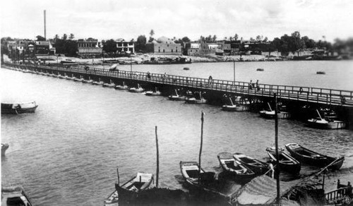 Some boats docked - boats, on