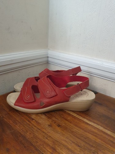 Fly flot red - red, wedge