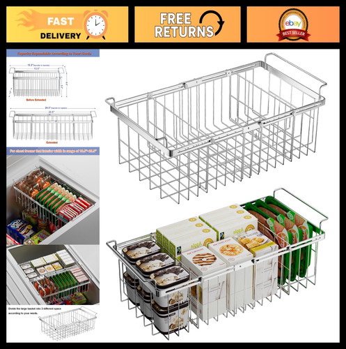 Expandable freezer baskets - expandable,