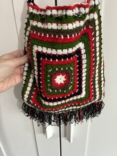 Hand Crochet Granny Square Bag