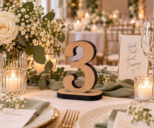 Wedding table numbers - table,