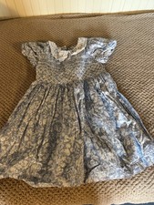 Next Smock Dress blue Age 4-5