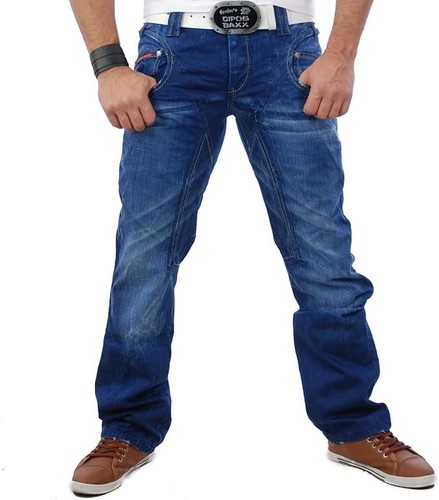 Cipo baxx men blue denim - men's,