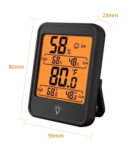 Max min room thermometer - min,