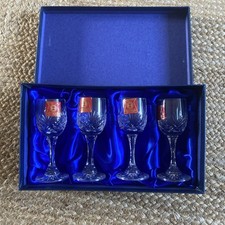 Bohemia Crystal glasses x  4