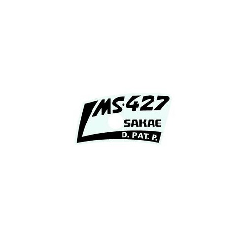 Sakae ms427 stem decal - sr,