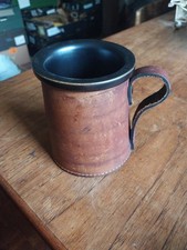 Real Hide Leather Tankard/