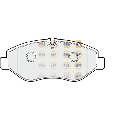 Brake pads set - set, mercedes