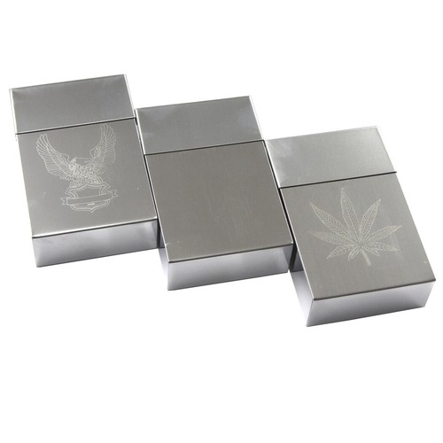 Cigarette case tin - metal, box