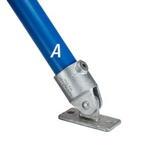 2 x Kee Klamp swivel flange