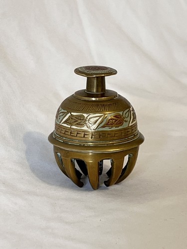 Vintage brass claw elephant - brass,