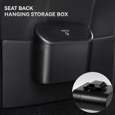 car van trash bin flip case rubbish holder Push in wrapper garbage can storage