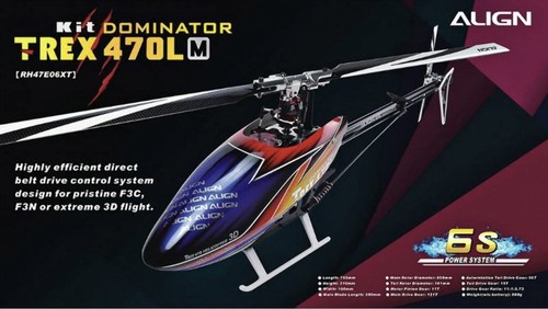 Align trex 470l helicopter - align, rc