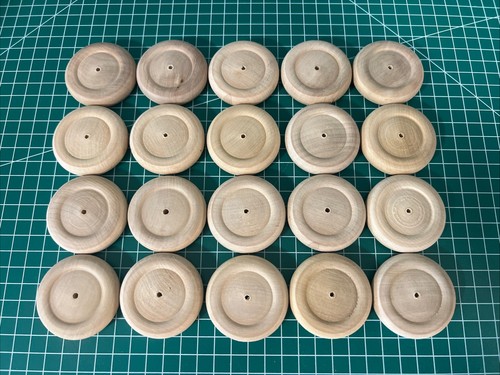 Wooden wheels joblot for car - wooden,