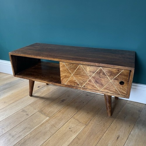 Mid century style solid mango - style,