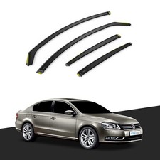 VW Passat B6/B7 2005-2014 4 Door Saloon Wind Deflectors 4pc Tinted