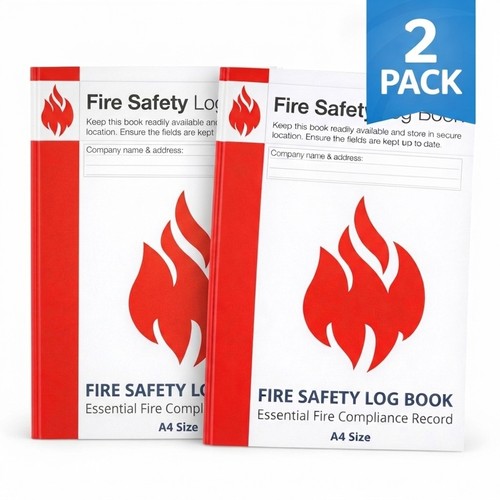 Fire safety log book - log, a4