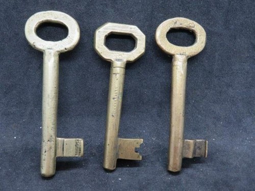 Skeleton keys vintage solid - keys, 3