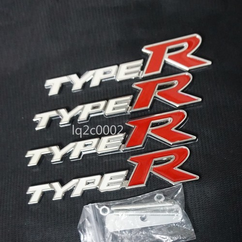 White silver red type metal - red, type-r