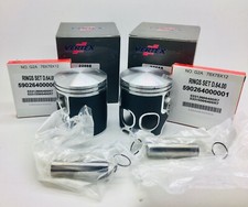 Vertex Piston Kit x2 Yamaha Banshee 350 ATV 1986-2006 Size 66mm 2.00mm Oversize