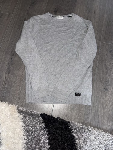 Grey crew neck knit - crew, jumper