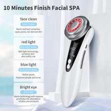5 in 1 Facial RF Radiofrequency Lifting  Massager Anti Aging LED Photon Therapy