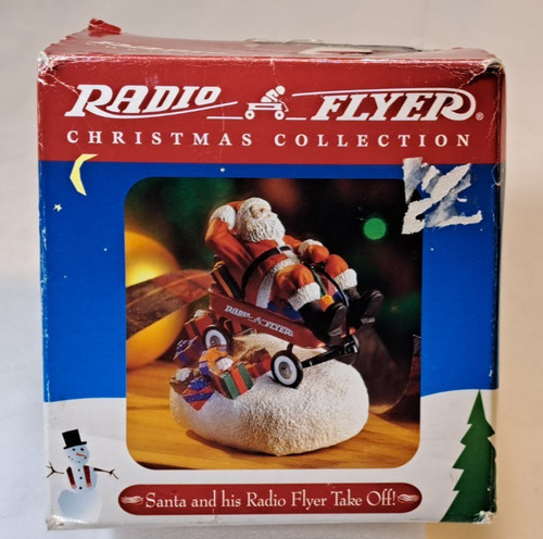 Vtg radio flyer christmas - radio,