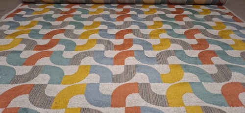 Multicolour cut velvet - multicolour,