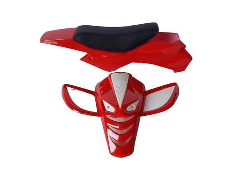 Fmq10 fairing plastics red - red, /