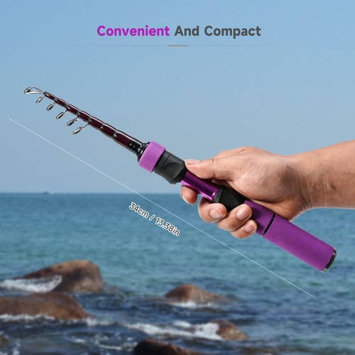 Portable telescopic fishing - telescopic,
