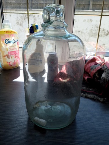 Litre clear glass demijohns - litre,