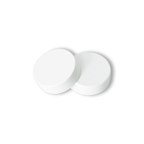 Two white cover cap - white,
