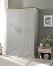 3 Door Wardrobe With 3 Drawers