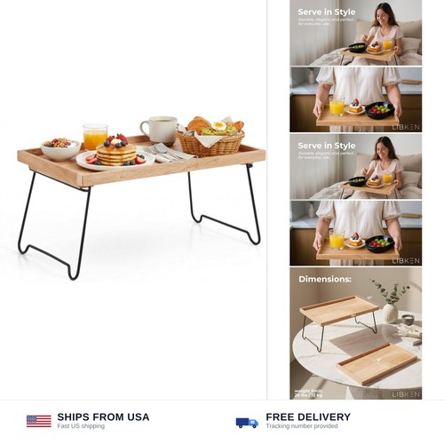 Rubberwood breakfast bed - breakfast,