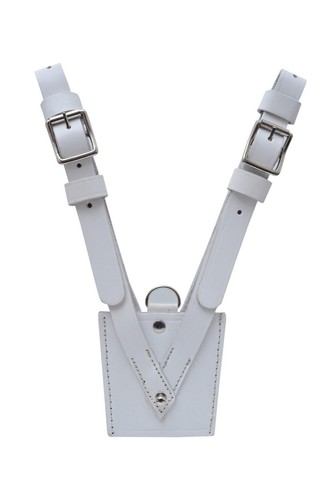 Sam browne white leather - browne,