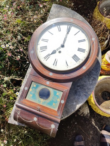 American drop box wall clock - box,