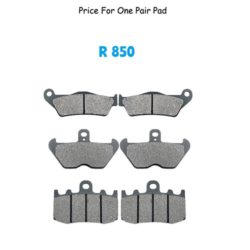 Front rear brake pads - front, for