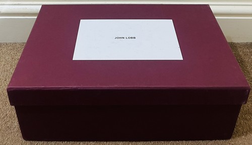 John lobb burgundy empty - empty, shoe