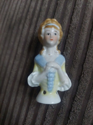 Antique half doll 5cm tall - antique,
