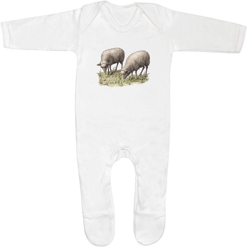 Grazing sheep baby romper - baby,