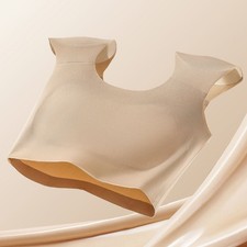 Seamless Shoulder Pad Vest Chest Binder Wireless Bra  Body Shaping