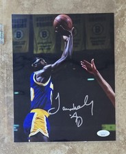 JAMES WORTHY Signed Autographed 8x10 Photo! JSA COA LA Lakers HOF & Finals MVP