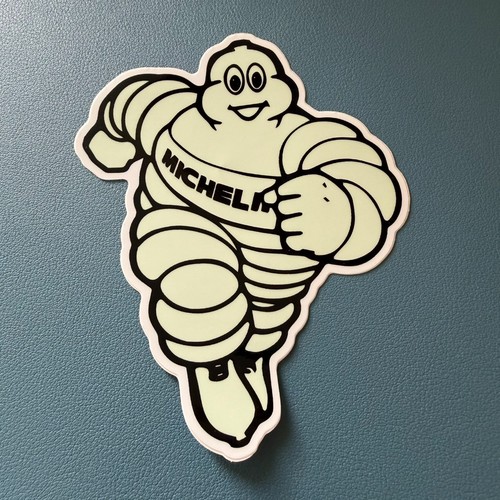 Michelin man running sticker - man,